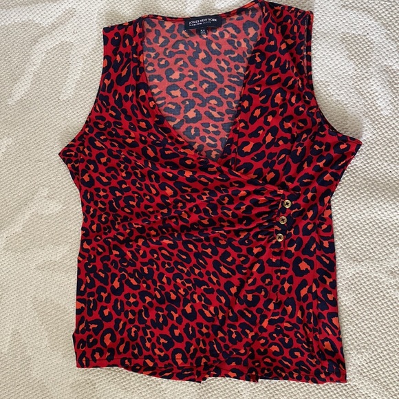 Jones New York Signature Petite Stretchy top - Picture 10 of 14